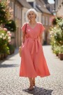 Coralrosa LINkjole m belte thumbnail