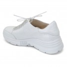 Hvit sneakers med klare stener thumbnail