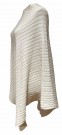 Creme poncho, smale fletter thumbnail