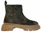 Grønn nubuk boots m glidelås front SB thumbnail