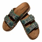 Grønn glitre sandal thumbnail