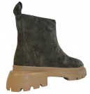 Grønn nubuk boots m glidelås front SB thumbnail