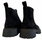 Sort nubuk boots m glidelås front RS thumbnail