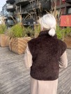 Brun vendbar vest m 