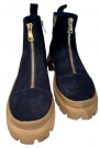 Marine nubuk boots m glidelås front SB thumbnail