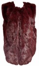 Bordaux fuskepels vest thumbnail