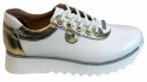 Hvit og gull sneakers thumbnail