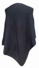 Sort poncho, smale fletter thumbnail