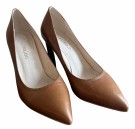 Cognac pumps med gull thumbnail