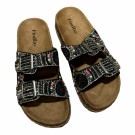 Sort glitre sandal thumbnail