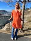 Tunika matchende paljetter, orange thumbnail
