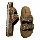 Camel glitre sandal  thumbnail
