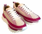 Rosa og hvit sneakers thumbnail