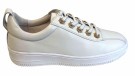 Hvit skinn sneakers m stjerner thumbnail
