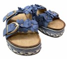 Blå sandaler m matchende blomster thumbnail