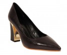 Sort pumps med gull thumbnail