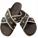 Brun sandal m sjøpynt thumbnail