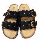Sort sandal m matchende blomster thumbnail