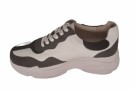 Grå, hvit og sort chunky sneakers thumbnail