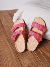 Coralrosa sandal m sol og stjerner thumbnail