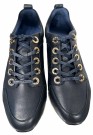 Marine skinn sneakers m gull thumbnail