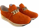 Semsket orange m gullspenne thumbnail