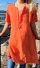 Tunika matchende paljetter, orange thumbnail