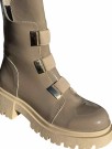 Taupe lakk skinnskolett m stretch i front thumbnail