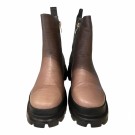 Taupe skinn boots m stretch thumbnail