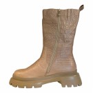 Sand skinn boots med stretch thumbnail