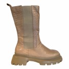 Sand skinn boots med stretch thumbnail