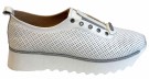 Hvit sneakers uten snøring thumbnail