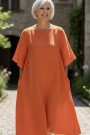 Orange linkjole m rund hals thumbnail