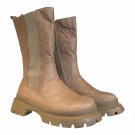 Sand skinn boots med stretch thumbnail