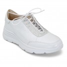 Hvit sneakers med klare stener thumbnail