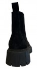 Sort nubuk boots m glidelås front RS thumbnail