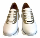 Hvit og gull sneakers thumbnail