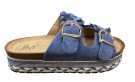 Blå sandaler m matchende blomster thumbnail