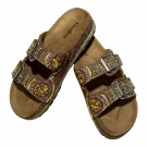 Camel glitre sandal  thumbnail