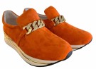 Semsket orange m gullspenne thumbnail