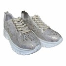 Lett mønstret skinn sneakers thumbnail