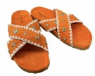 Orange sandal m sjøpyny thumbnail