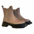 Taupe skinn boots m stretch thumbnail