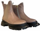 Taupe skinn boots m stretch thumbnail