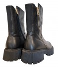 Sort skinn ankelboots RS thumbnail