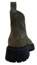 Grønn nubuk boots m glidelås front RS thumbnail