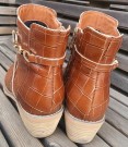 Cognac croco skinnskolett thumbnail
