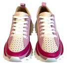 Rosa og hvit sneakers thumbnail
