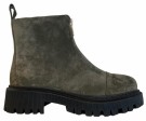 Grønn nubuk boots m glidelås front RS thumbnail