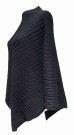 Sort poncho, smale fletter thumbnail
